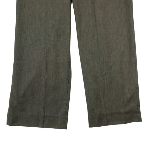 Louis Raphael 32x30 Tailored Fit Dress Pants Mens Brown Flat Front - Picture 9 of 10